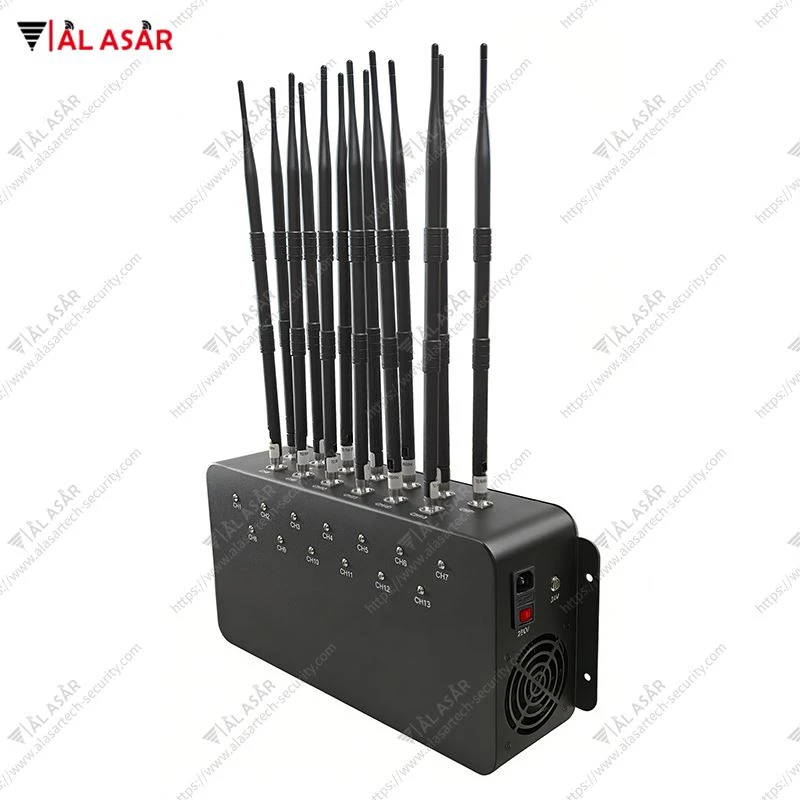 Jammer de bloqueig de senyal interior WiFi de 13/14 canals