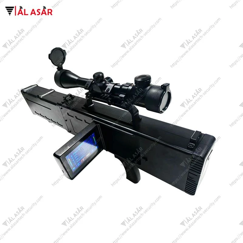Contramesura de detecció de drons amb rifle